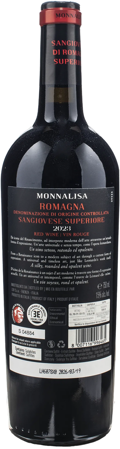 Leonardo da Vinci Monnalisa Romagna Sangiovese Superiore 2023
