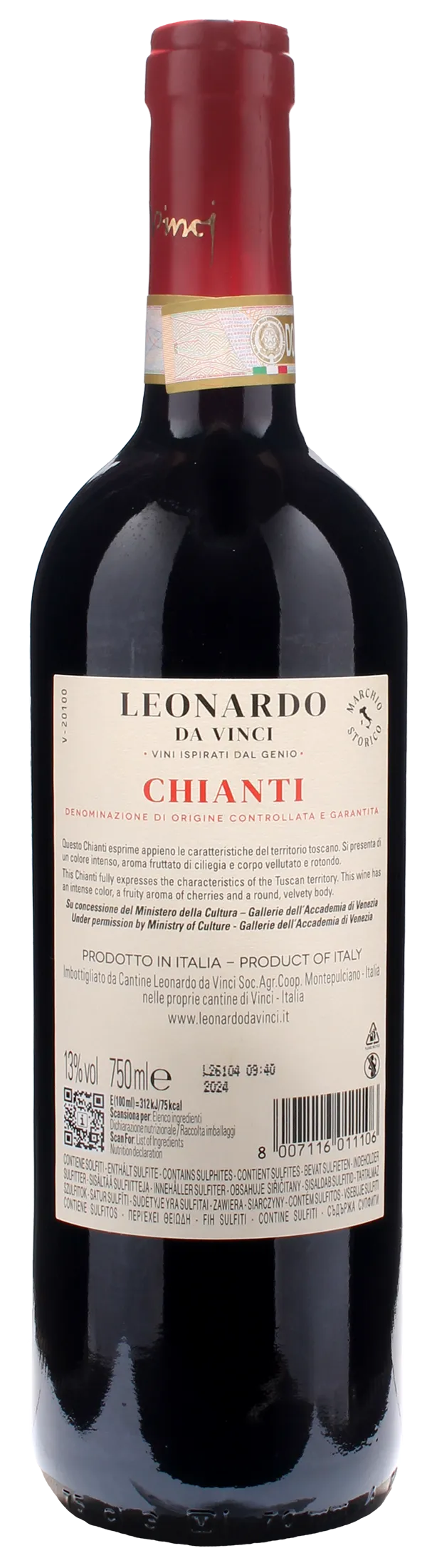 Leonardo da Vinci Vitruviano Chianti 2024