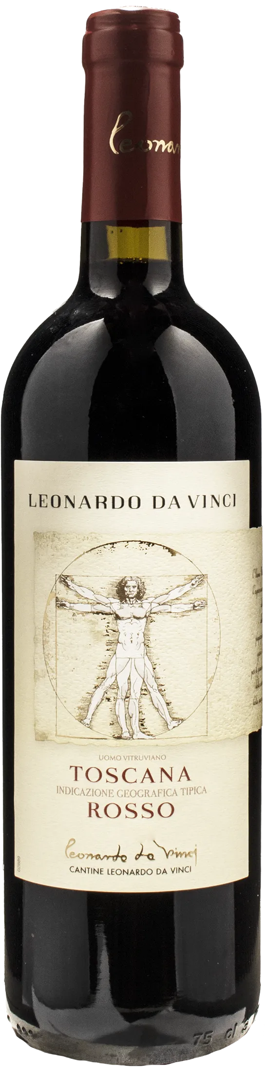 Leonardo da Vinci Vitruviano Toscana Rosso 2022