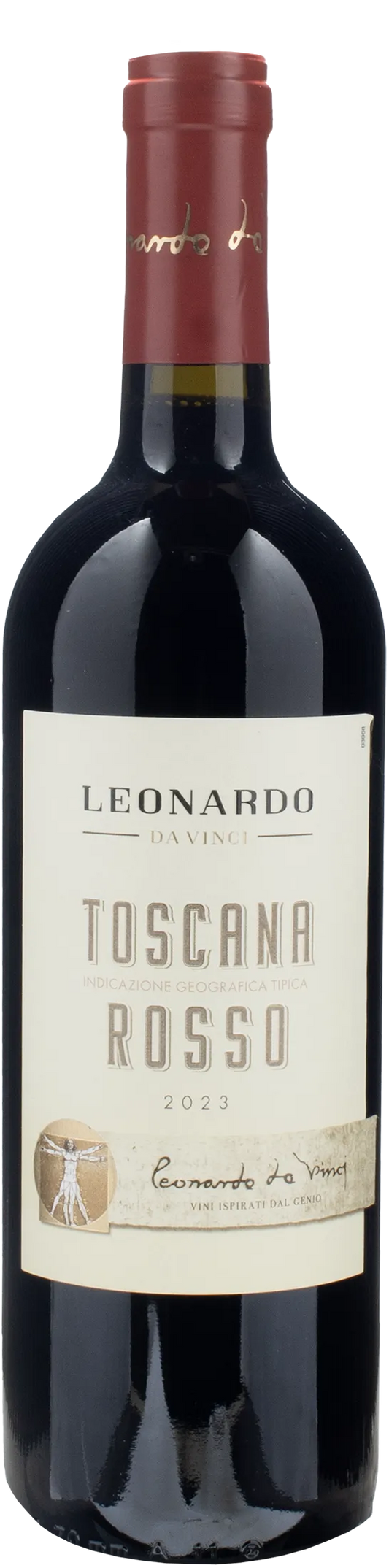 Leonardo da Vinci Vitruviano Toscana Rosso 2023