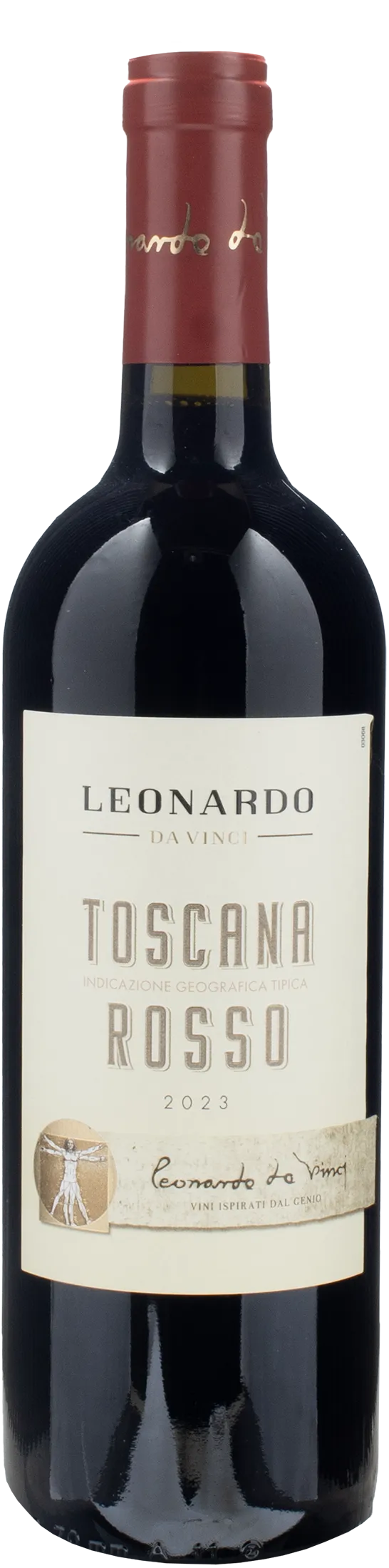 Leonardo da Vinci Vitruviano Toscana Rosso 2023
