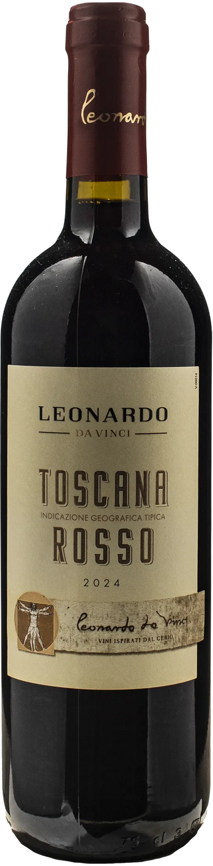 Leonardo da Vinci Vitruviano Toscana Rosso 2024