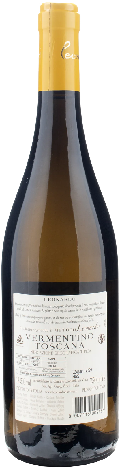Leonardo da Vinci Vitruviano Vermentino Toscana 2023