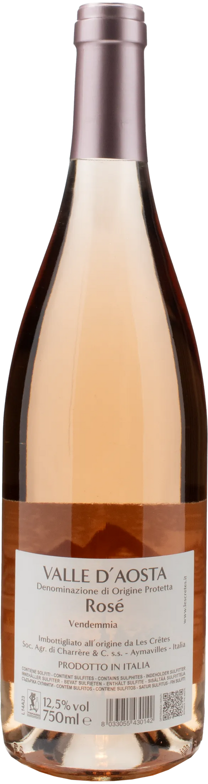 Les Cretes Valle d'Aosta Rosé 2023