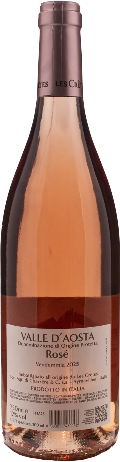 Les Cretes Valle d'Aosta Rosè 2025