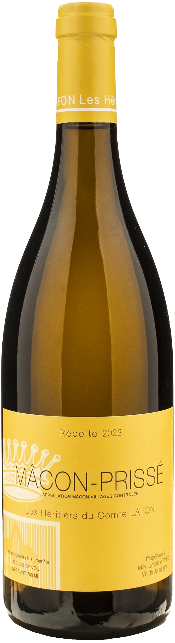 Les Heritiers du Comte Lafon Macon Prisse 2023