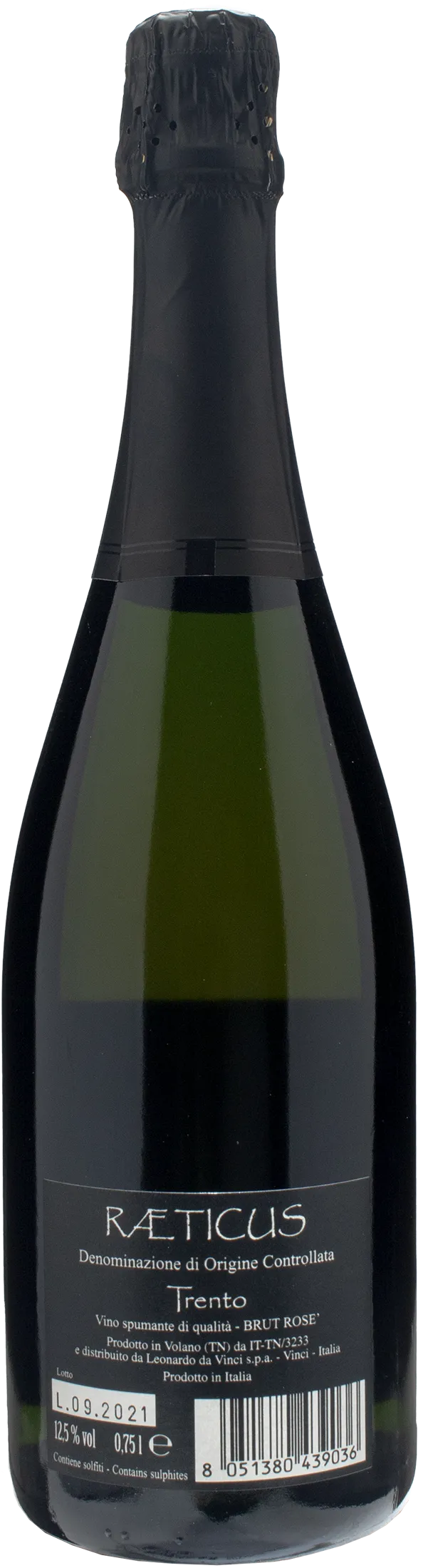 Levide TrentoDoc Raeticus Brut Rosé