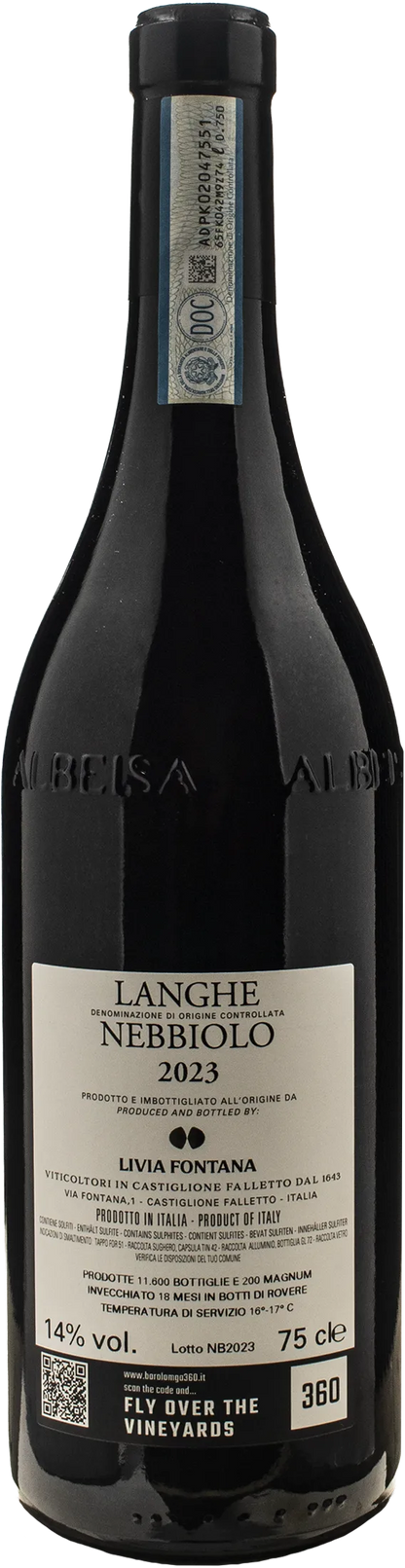 Livia Fontana Langhe Nebbiolo 2023
