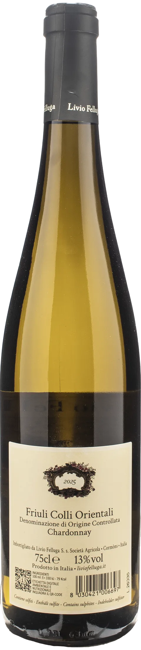 Livio Felluga Colli Orientali del Friuli Chardonnay 2025