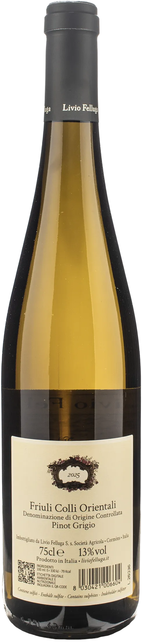 Livio Felluga Colli Orientali del Friuli Pinot Grigio 2025