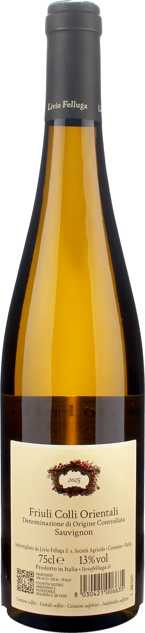 Livio Felluga Colli Orientali del Friuli Sauvignon 2025
