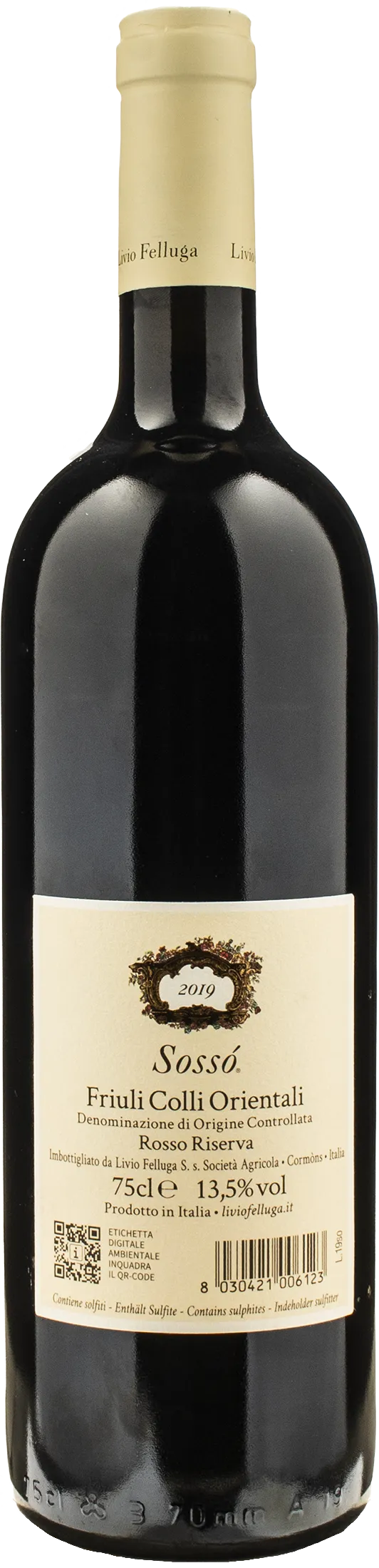 Livio Felluga Sosso Rosso Riserva 2019