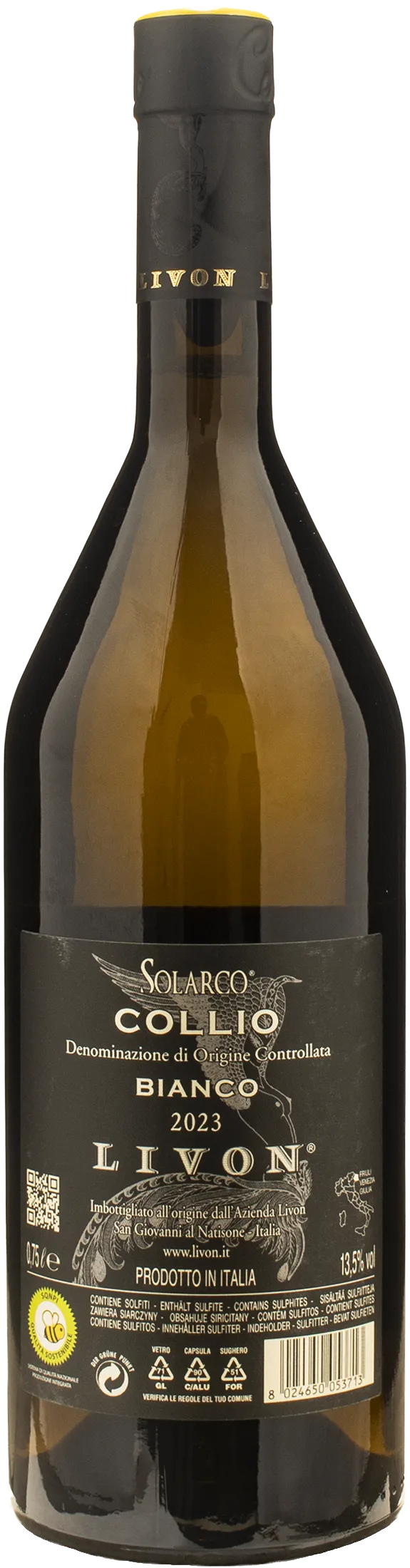 Livon Collio Bianco Solarco Friulano & Ribolla Gialla 2023