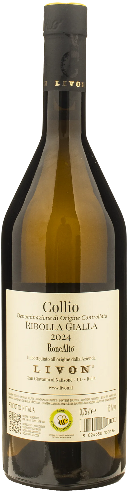 Livon Collio Ribolla Gialla Roncalto 2024
