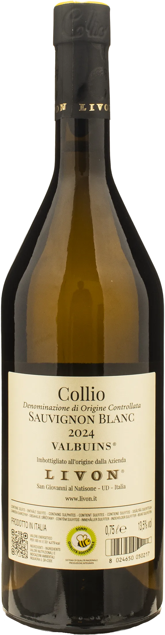 Livon Collio Sauvignon Blanc Valbuins 2024