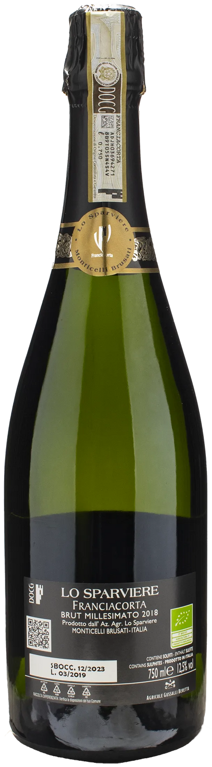 Lo Sparviere Franciacorta Brut Millesimato 2018