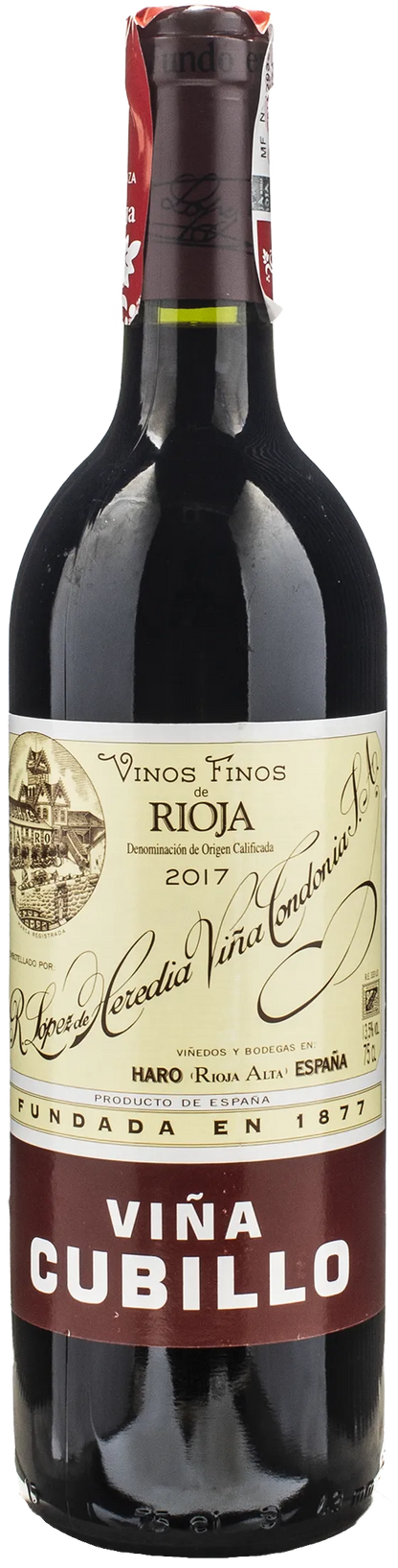 Lopez de Heredia Vina Cubillo Tinto Crianza 2017