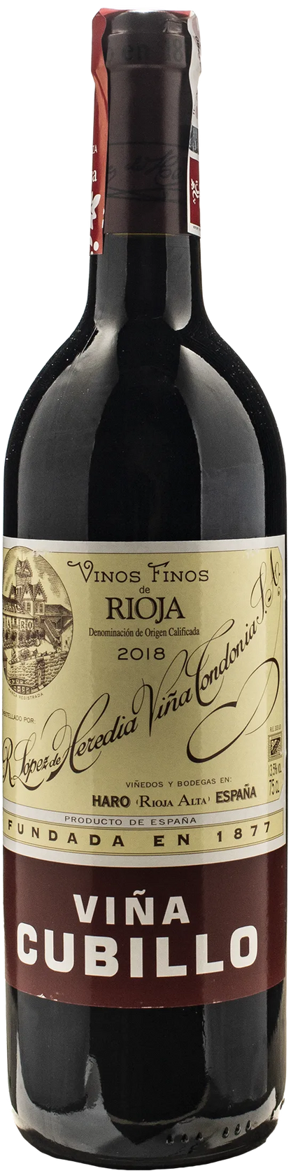 Lopez de Heredia Vina Cubillo Tinto Crianza 2018
