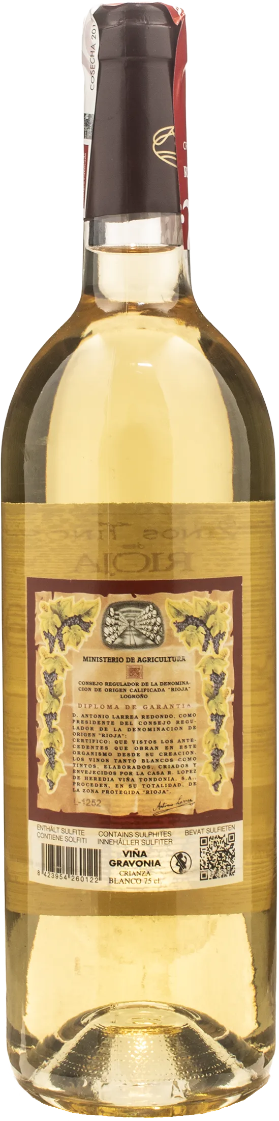 Lopez de Heredia Vina Gravonia Blanco 2017