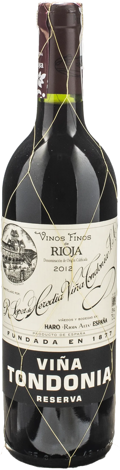 Lopez de Heredia Vina Tondonia Rioja Reserva 2012