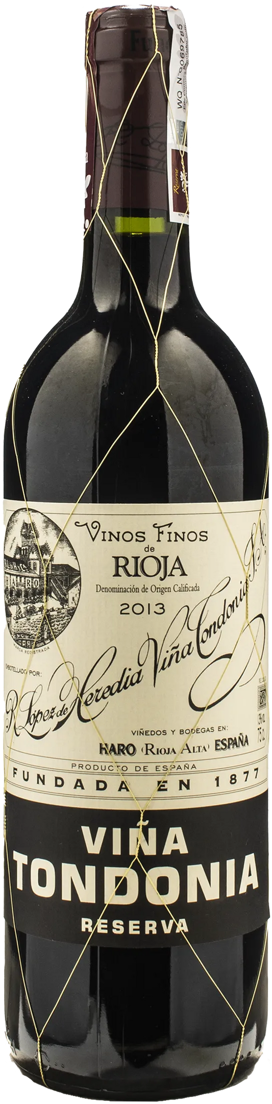 Lopez de Heredia Vina Tondonia Rioja Reserva 2013