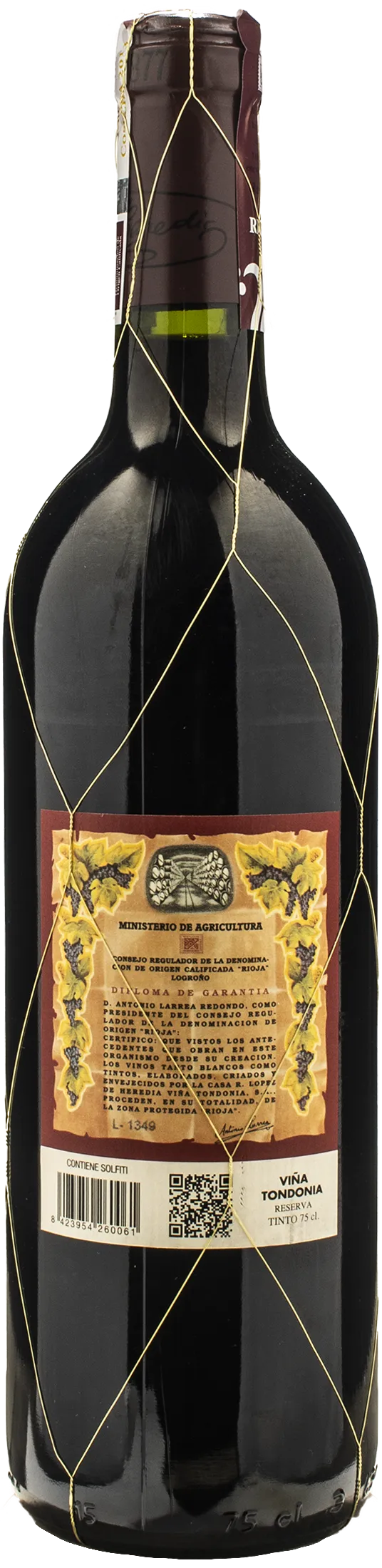 Lopez de Heredia Vina Tondonia Rioja Reserva 2013