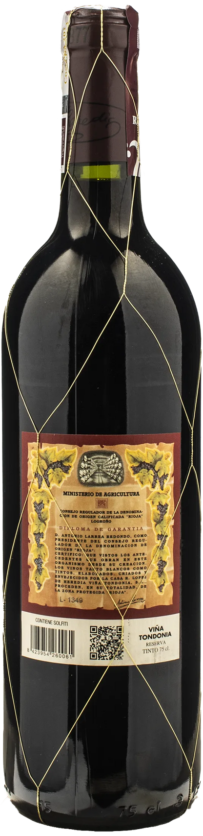 Lopez de Heredia Vina Tondonia Rioja Reserva 2013