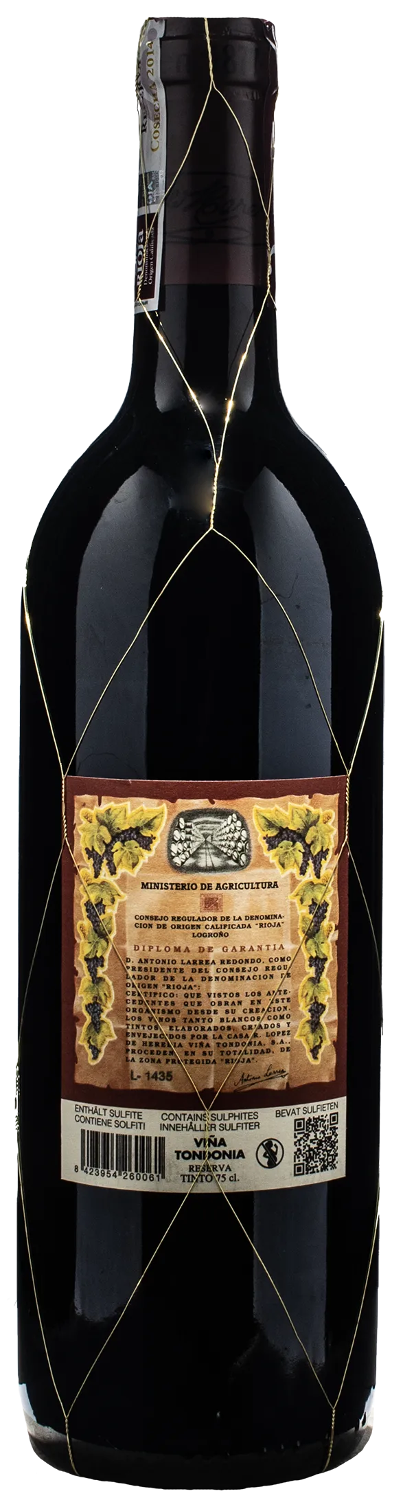 Lopez de Heredia Vina Tondonia Rioja Reserva 2014