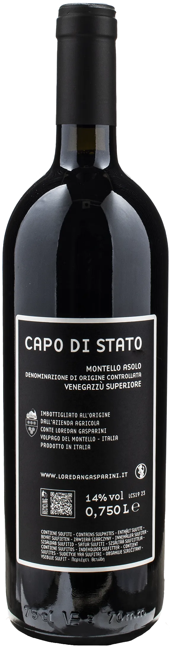 Loredan Gasparini Colli Asolani Venegazzu Superiore Capo di Stato 2019