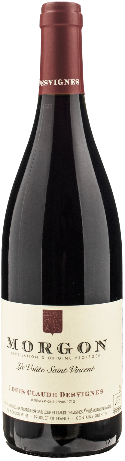 Louis Claude Desvignes Morgon La Voute St Vincent 2022