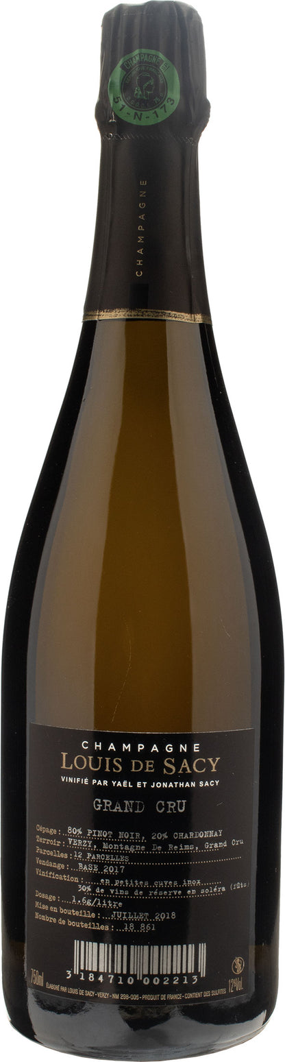 Louis De Sacy Champagne Verzy Grand Cru Extra Brut