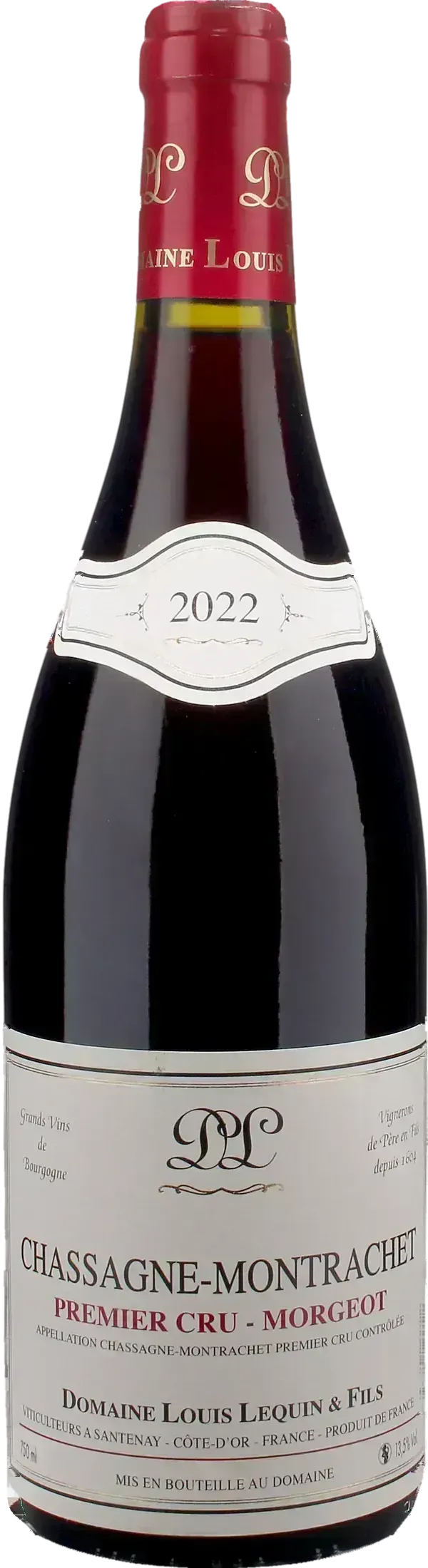 Louis Lequin & Fils Chassagne Montrachet Rouge 1er Cru Morgeot 2022
