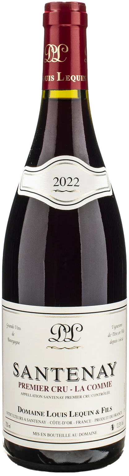 Louis Lequin & Fils Santenay Rouge 1er Cru La Comme 2022