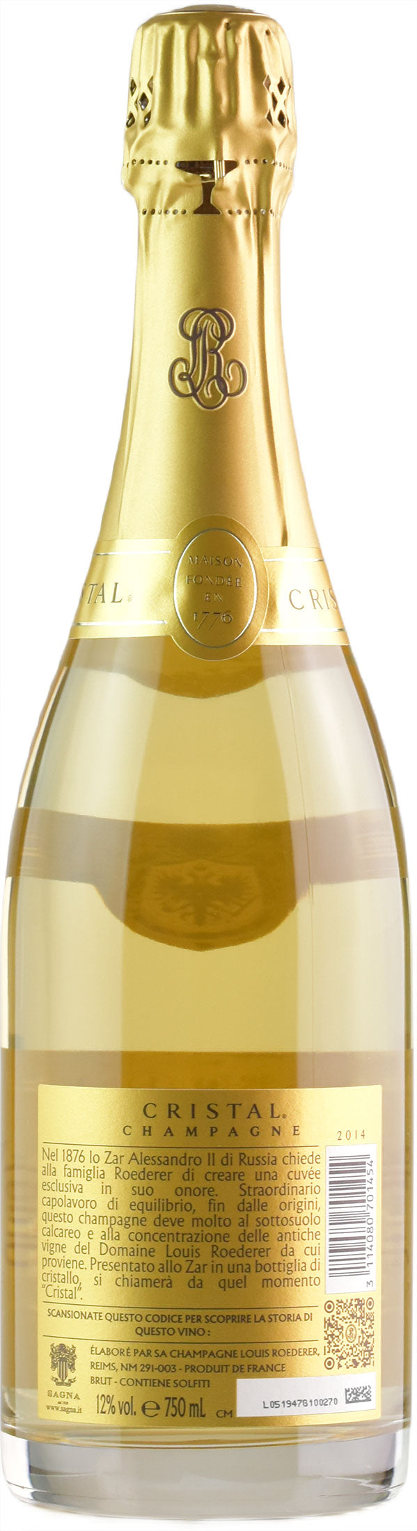 Louis Roederer Champagne Cristal 2014 | XtraWine