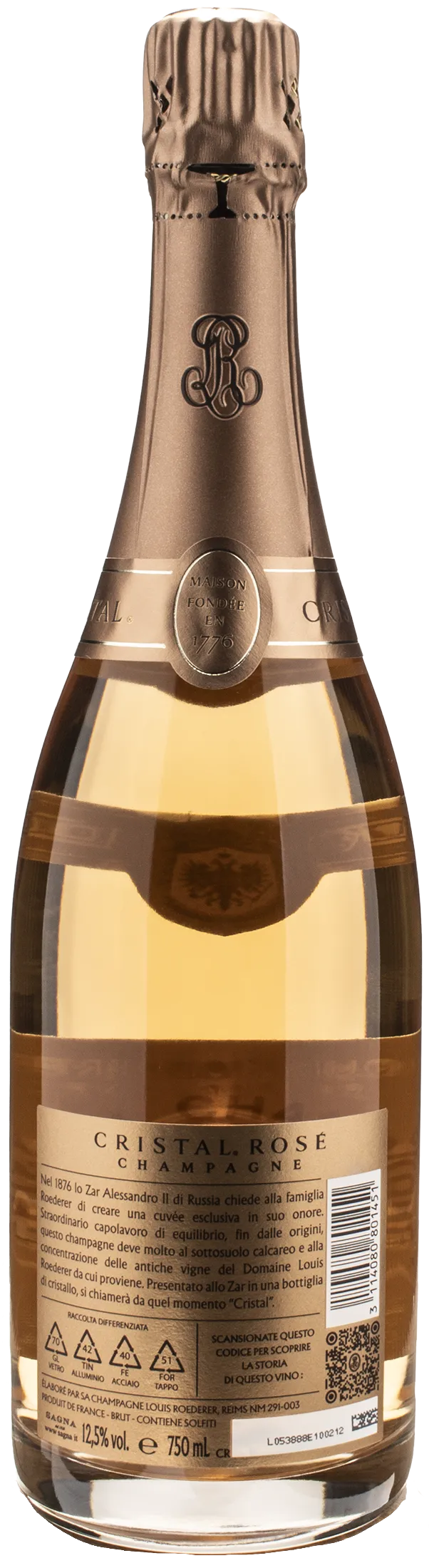 Louis Roederer Champagne Cristal Rosé 2014