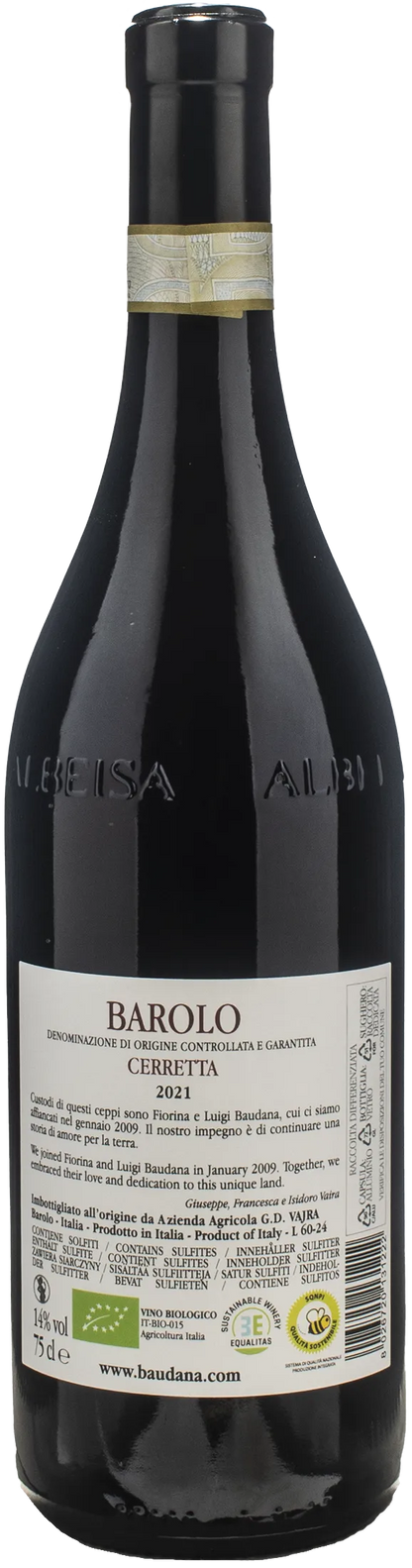 Luigi Baudana Barolo Cerretta 2021