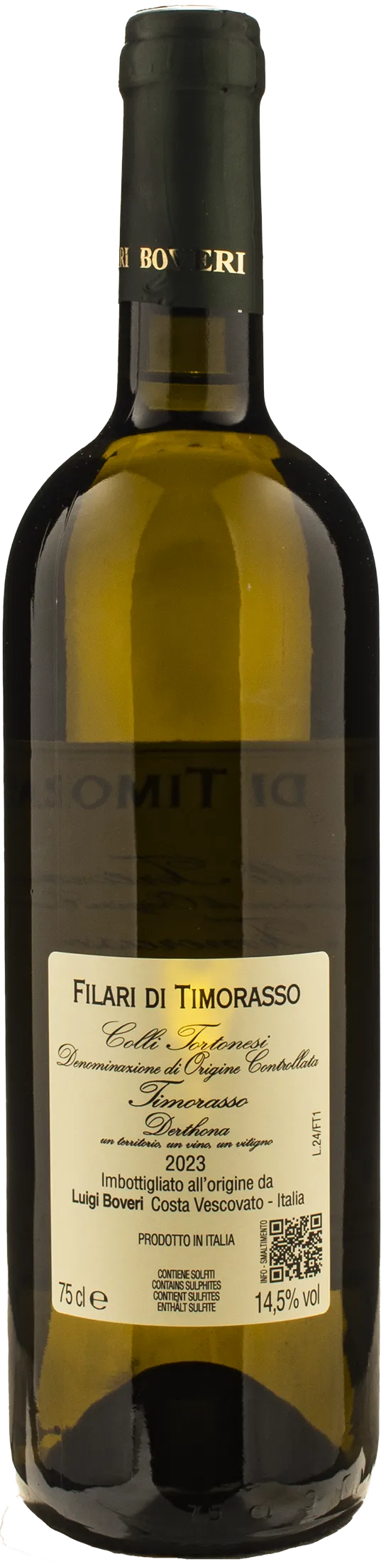 Luigi Boveri Filari di Timorasso 2023