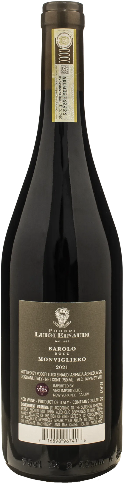 Luigi Einaudi Barolo Monvigliero 2021