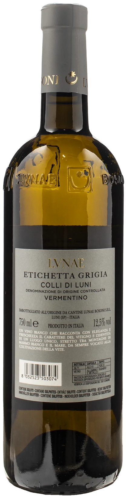 Lunae Bosoni Colli di Luni Vermentino Etichetta Grigia Lvnae 2023