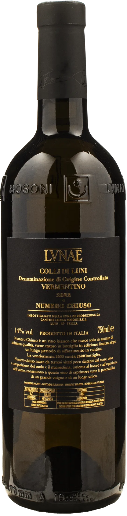 Lunae Bosoni Colli di Luni Vermentino Numero Chiuso 2022