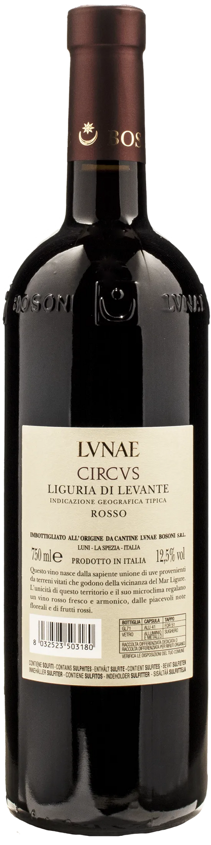 Lunae Bosoni Liguria di Levante Rosso Circus 2022