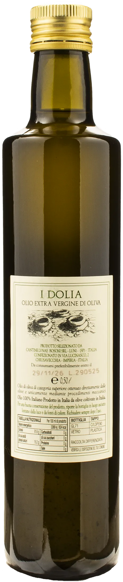 Lunae Bosoni Olio Extra Vergine di Oliva I Dolia 0.5L 2024