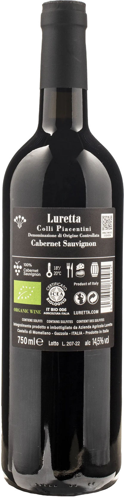 Luretta Colli Piacentini Cabernet Sauvignon Corbeau 2018