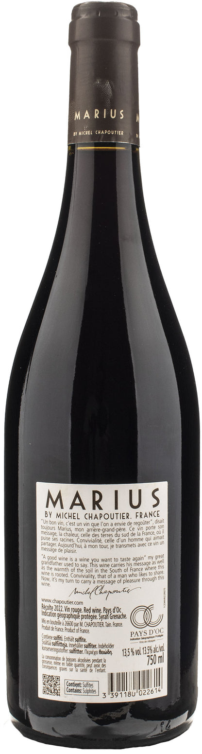 M. Chapoutier Marius Rouge 2022