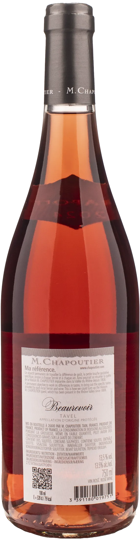 M. Chapoutier Tavel Beaurevoir Rosè 2024