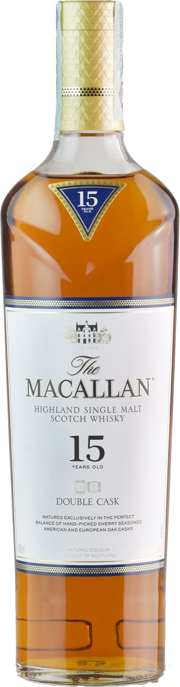 Macallan 15 Year Double Cask Single Malt Whisky 0.7L | XtraWine