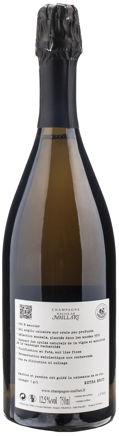 Maillart Champagne 1er Cru Blanc de Noirs Mont Martin Extra Brut 2019