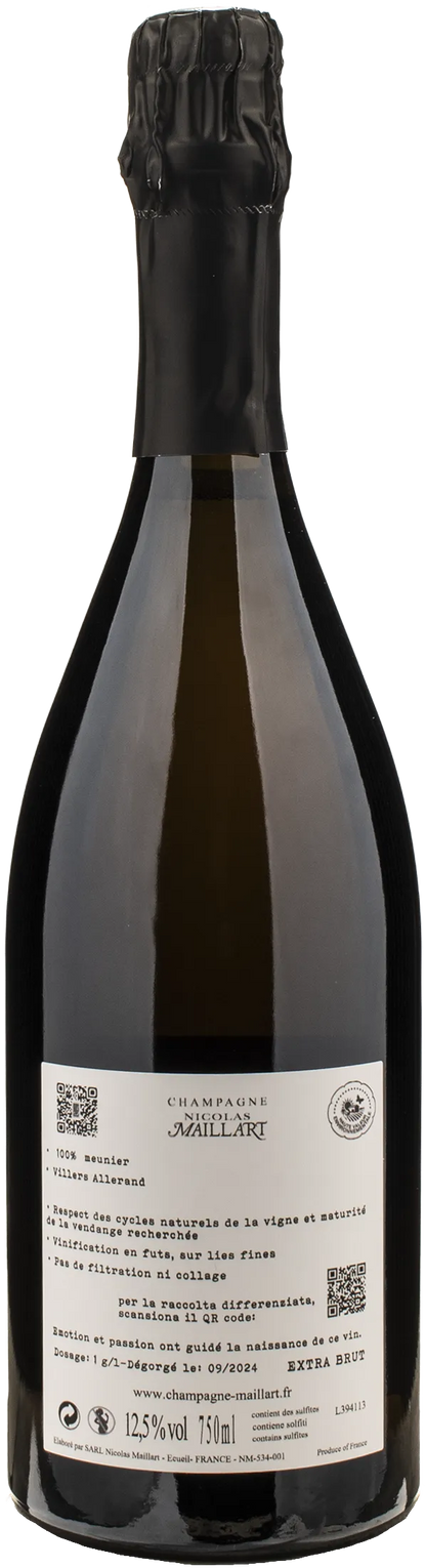Maillart Champagne 1er Cru Mont Martin Extra Brut 2020