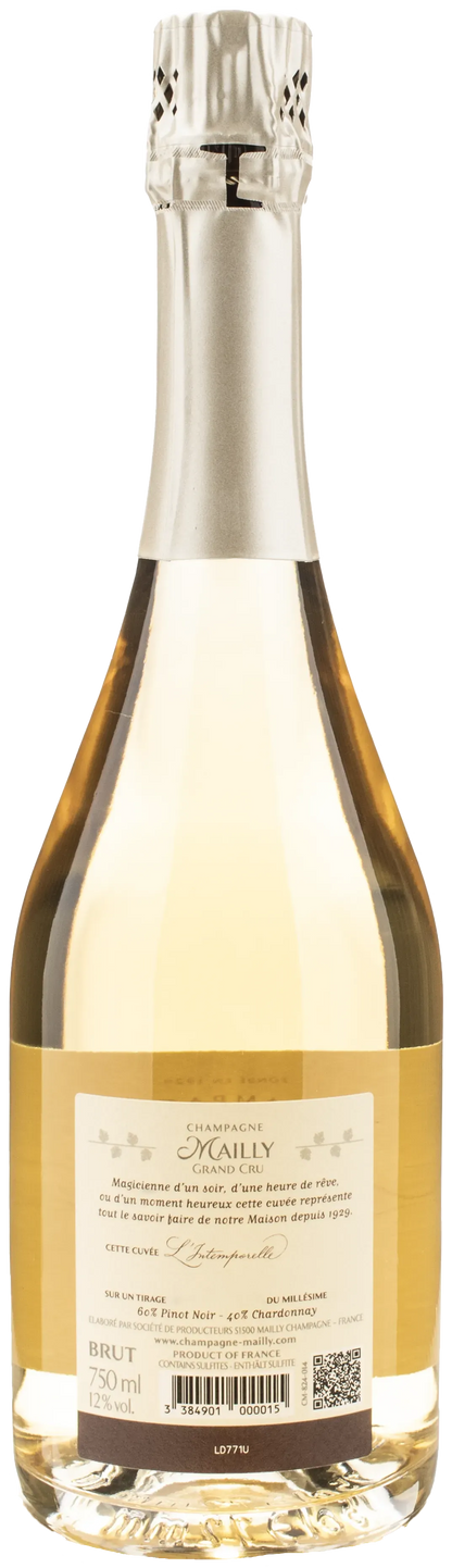 Mailly Champagne Grand Cru L'Intemporelle Brut Millesime 2017