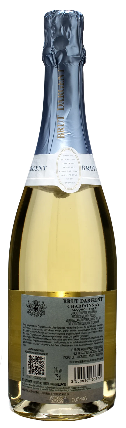 Maison du Vigneron Brut Dargent Chardonnay Zero Alcol